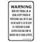 Signmission Safety Sign, 12 in Height, Aluminum, 18 in Length, 25136 A-1218-25136 - alternate 1